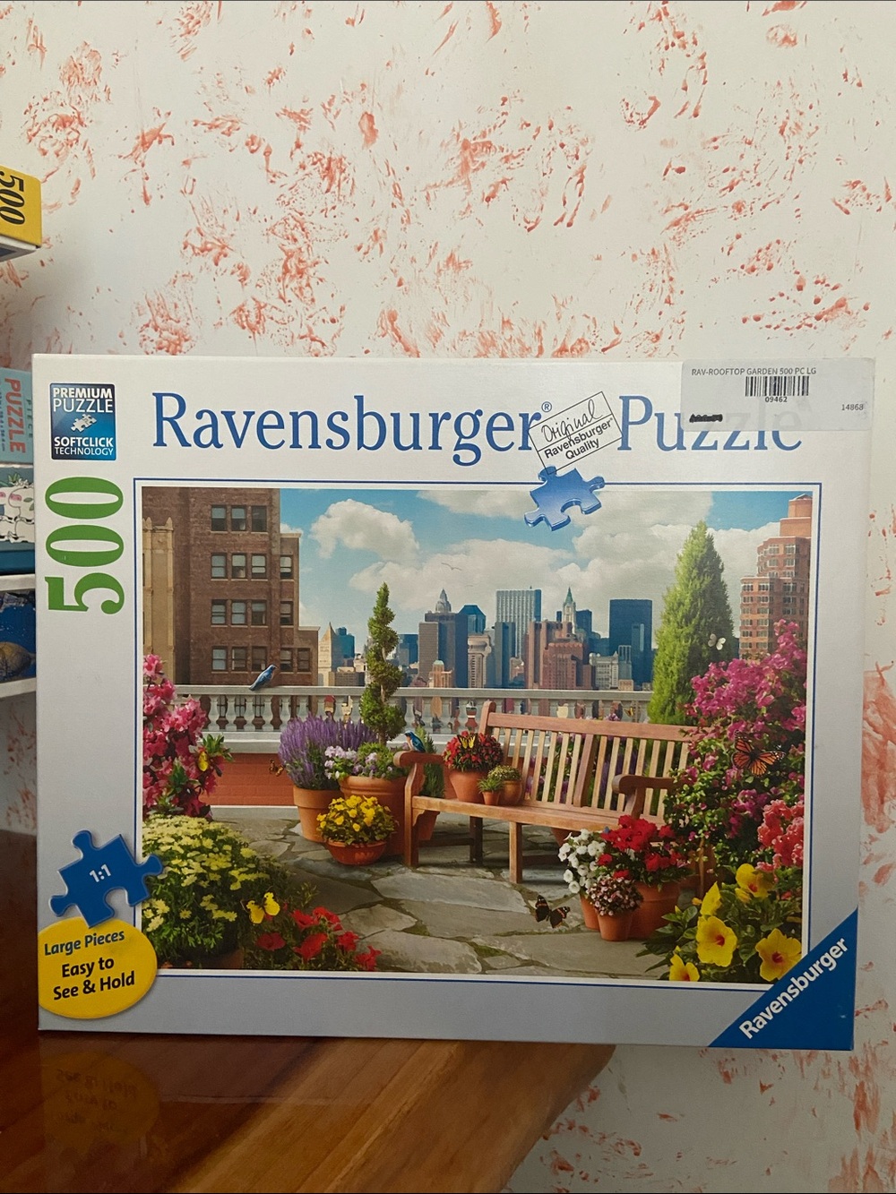 Ravensburger Rooftop Garden - 500 Piece Puzzle - COMPLETE